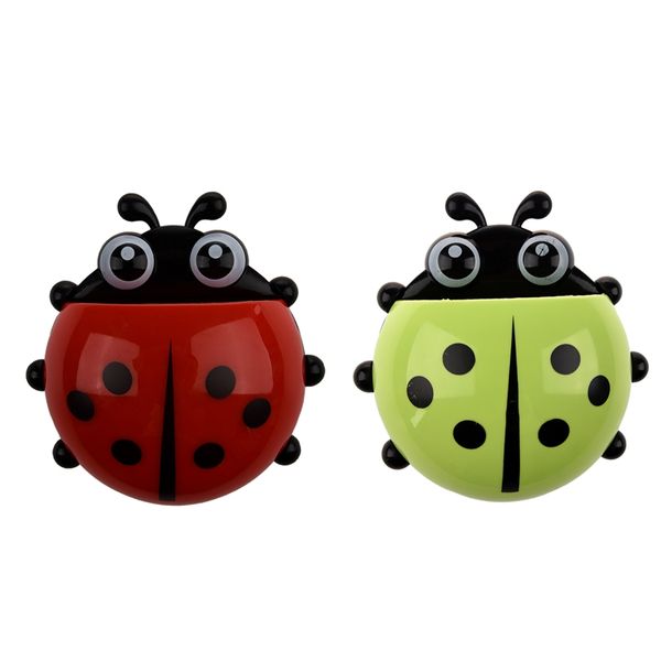 2pc convenient bathroom toothbrush stuff ladybug wall suction holder-red & green
2pc convenient bathroom toothbrush stuff ladybug wall suction holder-red & green