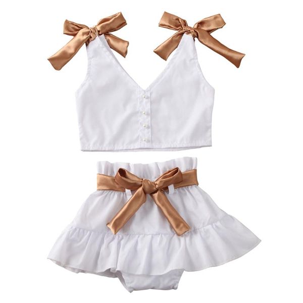 girl clothes 2020 summer toddler kids baby girls v-neck sling vest shorts skirts 2pcs outfit clothes set, White
girl clothes 2020 summer toddler kids baby girls v-neck sling vest shorts skirts 2pcs outfit clothes set, White