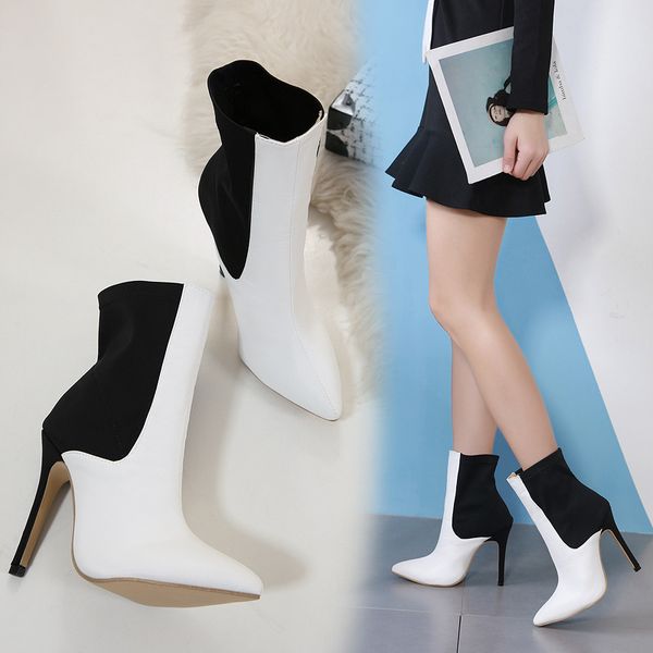 ltarta black white patch women point toe boots shoes woman blast fast selling spreading boots high heels zl-zg333-113
ltarta black white patch women point toe boots shoes woman blast fast selling spreading boots high heels zl-zg333-113