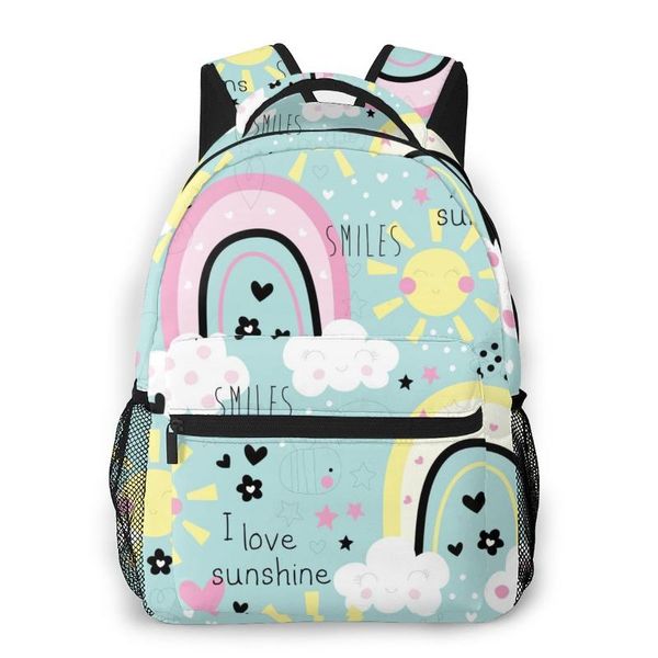 2020 oln backpack women shoulder bag rainbow clouds cute spring pattern fashion school bag for teenage girl backpacks travel
2020 oln backpack women shoulder bag rainbow clouds cute spring pattern fashion school bag for teenage girl backpacks travel