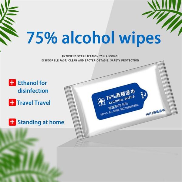 disposable wipes for face and hands 75% 75% alcohol antibacterial cotton sheet easy to use 1 pack/10 pcs
disposable wipes for face and hands 75% 75% alcohol antibacterial cotton sheet easy to use 1 pack/10 pcs