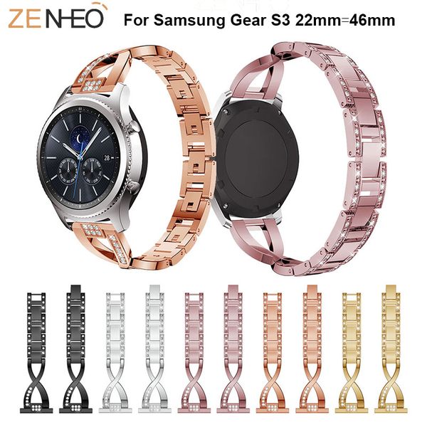 for samsung gear s3 22mm bling rhinestones watch band strap for samsung gear s3 watch 46mm strap replacement bands metal bands, Black;brown
for samsung gear s3 22mm bling rhinestones watch band strap for samsung gear s3 watch 46mm strap replacement bands metal bands, Black;brown