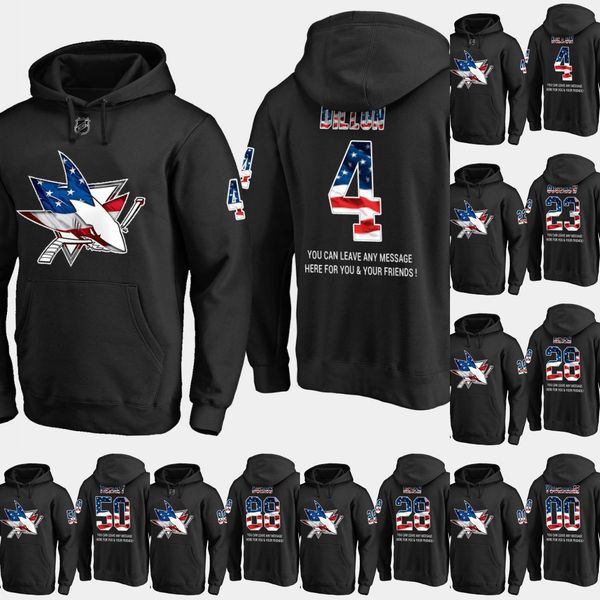 Mens San Jose Sharks USA Flag Hoodie 39 Logan Couture 27 Joonas Donskoi 23 Barclay Goodrow Hockey Sweatershirt Jerseys Black S-XXXL
Mens San Jose Sharks USA Flag Hoodie 39 Logan Couture 27 Joonas Donskoi 23 Barclay Goodrow Hockey Sweatershirt Jerseys Black S-XXXL