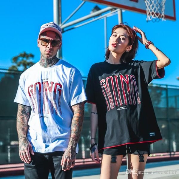 2019 brand new street style t shirt mens loose oversize english printing couple casual cotton womens half sleeve t-shirt, White;black
2019 brand new street style t shirt mens loose oversize english printing couple casual cotton womens half sleeve t-shirt, White;black
