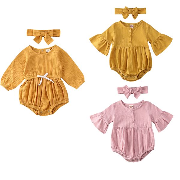 2pc newborn kid baby girl bodysuits clothes flared sleeve solid lovely jumpsuit headband summer outfit, Blue
2pc newborn kid baby girl bodysuits clothes flared sleeve solid lovely jumpsuit headband summer outfit, Blue
