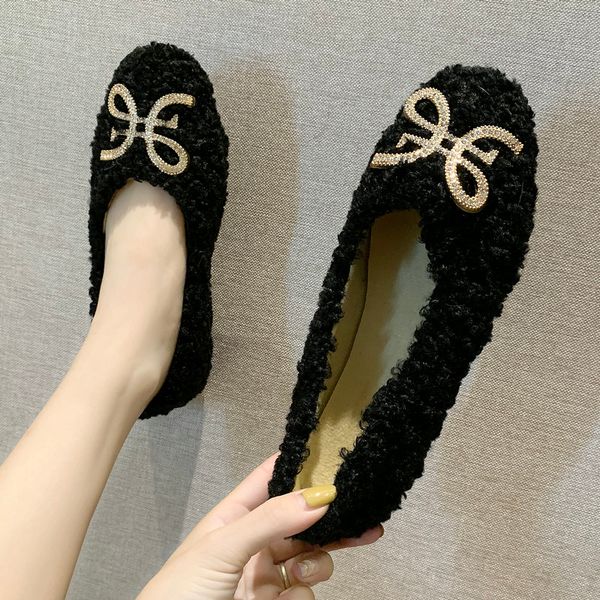 nice new women metal decoration flats autumn curl fur vintage shoes for woman flat heels comfortable laze loafers, Black
nice new women metal decoration flats autumn curl fur vintage shoes for woman flat heels comfortable laze loafers, Black