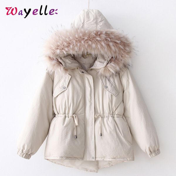 coat women 2019korean fur collar cotton chic women jacket solid thick warm waist short cotton coat hoodie japanese puffy jacket, Black
coat women 2019korean fur collar cotton chic women jacket solid thick warm waist short cotton coat hoodie japanese puffy jacket, Black