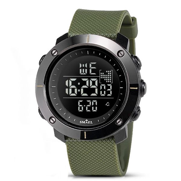 smael electronics wristwatches men sports watches men led digital watches s- big dial montre femme, Slivery;brown
smael electronics wristwatches men sports watches men led digital watches s- big dial montre femme, Slivery;brown