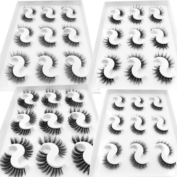new 2/9pair 3d faux mink eyelashes wholesale synthetic strip silk lashes makeup natural false eyelashes
new 2/9pair 3d faux mink eyelashes wholesale synthetic strip silk lashes makeup natural false eyelashes