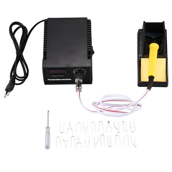 60w digital display wood burning soldering irons crafts tools pyrography pen machine kit set lz-60h2
60w digital display wood burning soldering irons crafts tools pyrography pen machine kit set lz-60h2