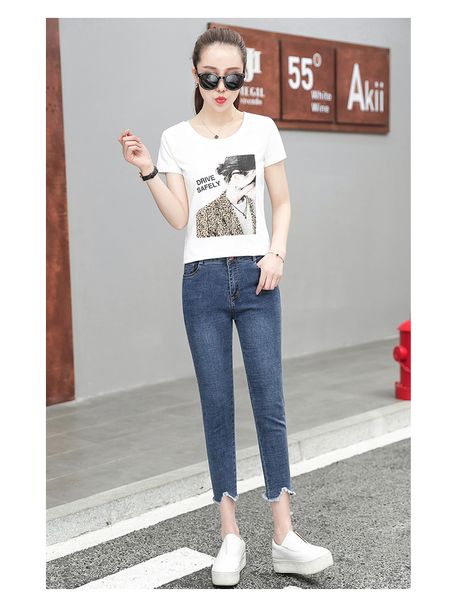 jin yi lai french chic new age season of tall waist joker with bound feet straigh office and leisure solid color, Blue
jin yi lai french chic new age season of tall waist joker with bound feet straigh office and leisure solid color, Blue