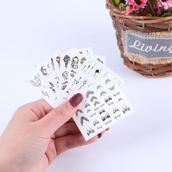 1 pcs mixed design nail sticker water transfer decal sliders nail art diy manicure nails sticker professional nails art tools, Black
1 pcs mixed design nail sticker water transfer decal sliders nail art diy manicure nails sticker professional nails art tools, Black