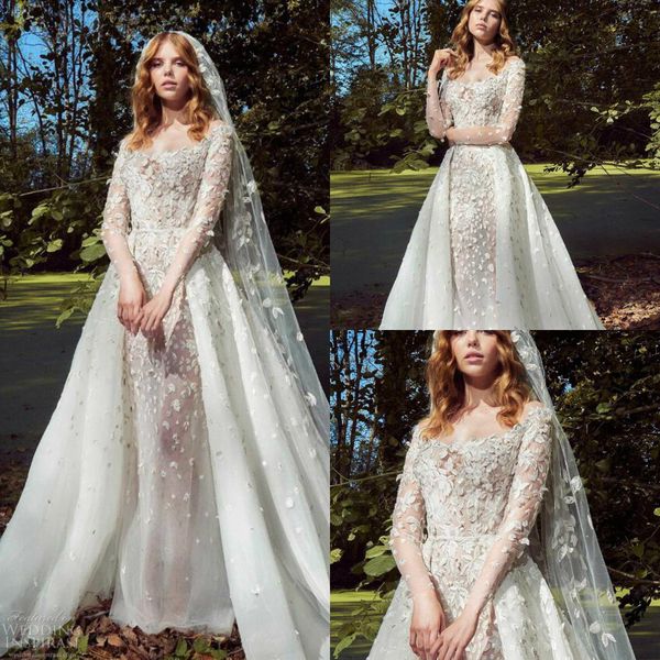 2019 zuhair murad wedding dresses off the shoulder 3d floral appliqued vestidos de novia detachable country wedding dress bridal gowns, White
2019 zuhair murad wedding dresses off the shoulder 3d floral appliqued vestidos de novia detachable country wedding dress bridal gowns, White