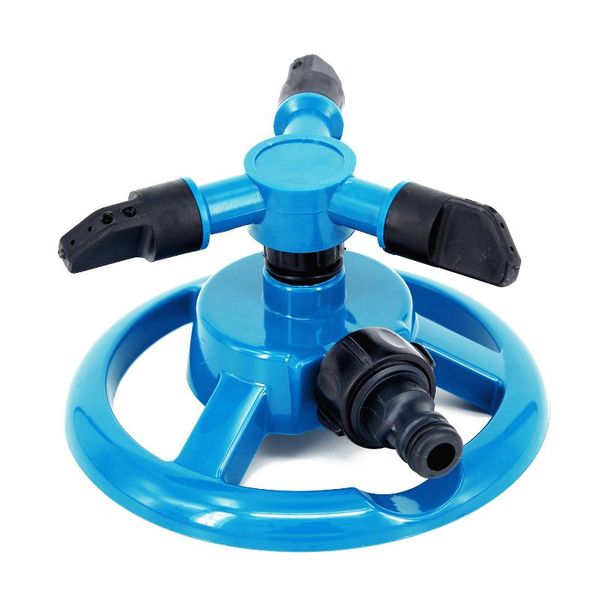 lawn circle rotating water sprinkler 3 nozzle garden /yard hose irrigation or each piece of soil