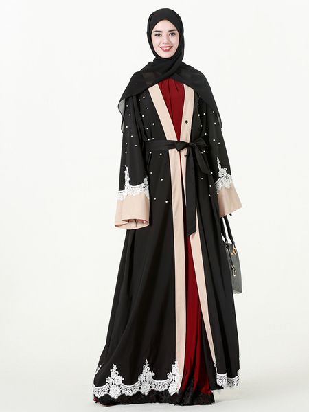 factory price muslim women patchwork abaya dress s-5xl plus size islamic women beading jilbab abaya black dress, Red
factory price muslim women patchwork abaya dress s-5xl plus size islamic women beading jilbab abaya black dress, Red