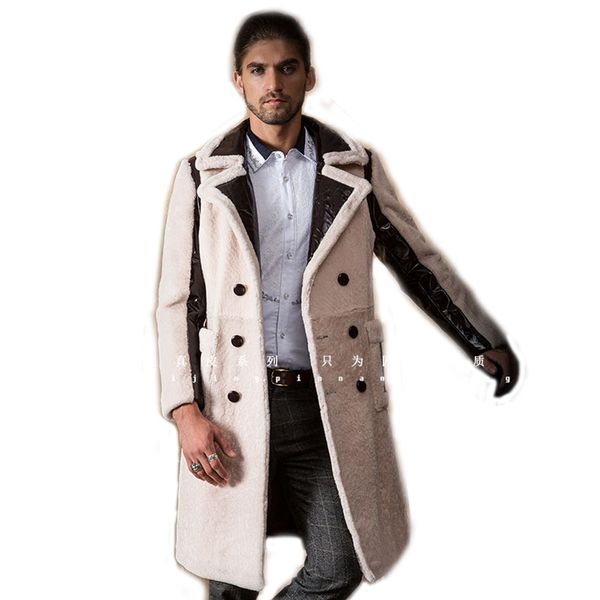 matching couple genuine leather male fur overcoat fur one piece men outerwear genuine leather clothing male women coat, Black
matching couple genuine leather male fur overcoat fur one piece men outerwear genuine leather clothing male women coat, Black