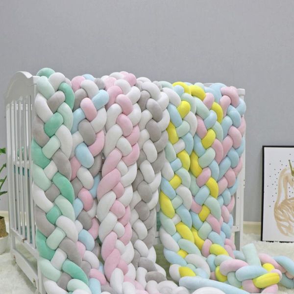 1m/1.5m length newborn bed bumper pure weaving plush knot crib bumper baby kids bed baby cot protector room decor 
1m/1.5m length newborn bed bumper pure weaving plush knot crib bumper baby kids bed baby cot protector room decor