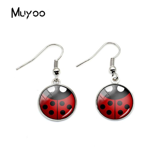 fashion ladybug anime fish hook earrings jewelry cartoon glass dome hook earrings gifts for girls women, Silver
fashion ladybug anime fish hook earrings jewelry cartoon glass dome hook earrings gifts for girls women, Silver