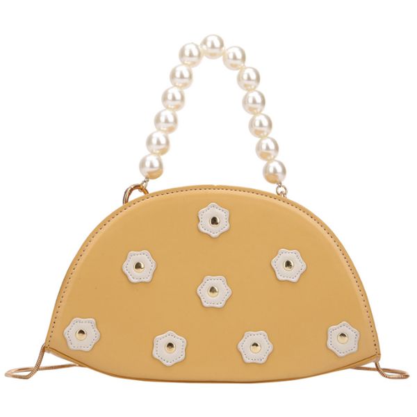 personality fun semi-circular flower leather ladies handbag pearl chain handbag lady shoulder bag pu ladies pillow han
personality fun semi-circular flower leather ladies handbag pearl chain handbag lady shoulder bag pu ladies pillow han
