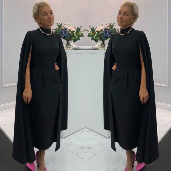 modern tea length sheath cocktail dresses 2020 fashion long sleeve black satin special occasion dresses custom made
modern tea length sheath cocktail dresses 2020 fashion long sleeve black satin special occasion dresses custom made