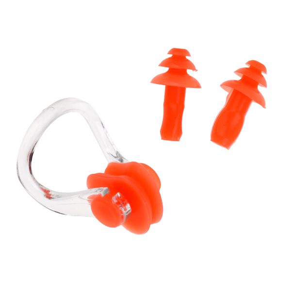 1 set waterproof silica gel swimming earplugs and nose clip ear & nose protector silicone swimming kit random color
1 set waterproof silica gel swimming earplugs and nose clip ear & nose protector silicone swimming kit random color