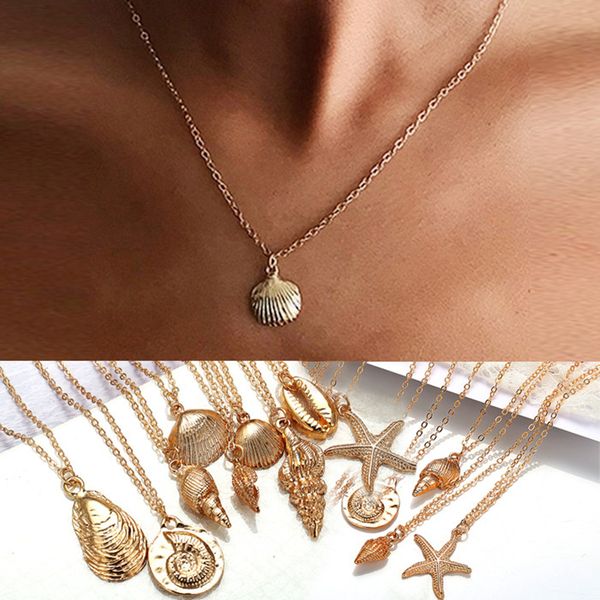 women creative metal pendant sea shell pendant necklace fashion bohemian retro necklace jewelry new style necklace, Silver
women creative metal pendant sea shell pendant necklace fashion bohemian retro necklace jewelry new style necklace, Silver