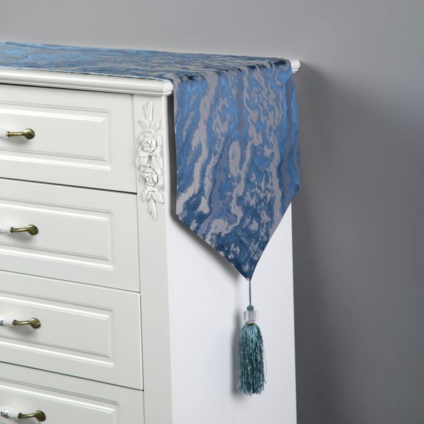 jacquard yarn dyed abstract texture table runner polyester luxury modern caminos para mesa homestay tea table cabinet tablecloth
jacquard yarn dyed abstract texture table runner polyester luxury modern caminos para mesa homestay tea table cabinet tablecloth