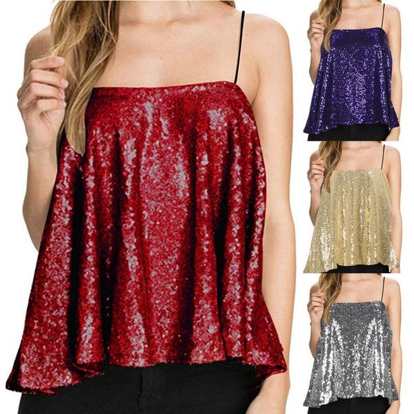 women sparkly sequin crop spaghetti strap backless tank summer cami party club female camis ropa mujer 2020, White
women sparkly sequin crop spaghetti strap backless tank summer cami party club female camis ropa mujer 2020, White