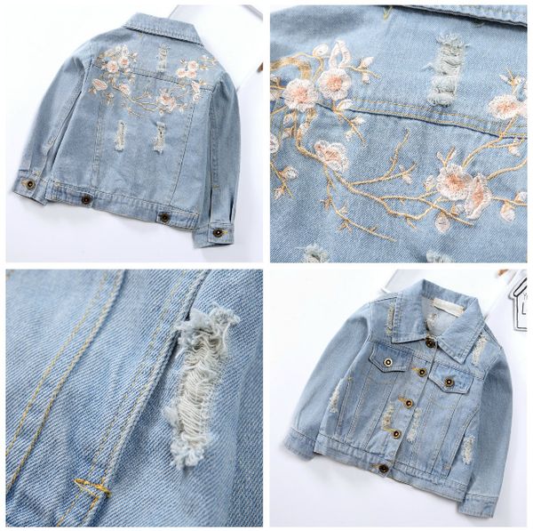 girls cowboy children's jacket 2019 spring and autumn childrenswear new style baby jacket children peach blossom embroidered cow, Blue;gray
girls cowboy children's jacket 2019 spring and autumn childrenswear new style baby jacket children peach blossom embroidered cow, Blue;gray