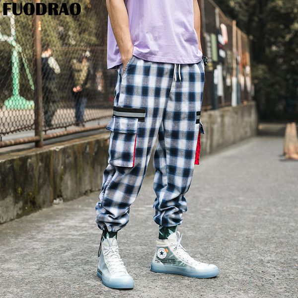 fuodrao summer joggers pants men hip hop sweatpants harajuku plaid harem pants men streetwear japan style casual k246, Black
fuodrao summer joggers pants men hip hop sweatpants harajuku plaid harem pants men streetwear japan style casual k246, Black