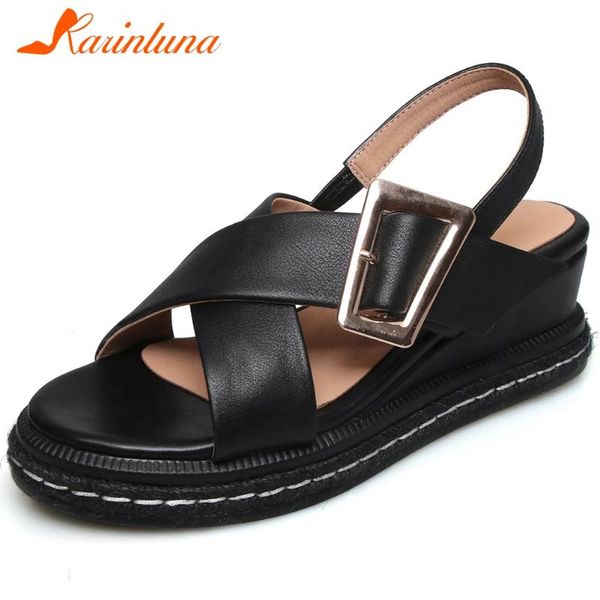 karin new arrivals cow leather wedge heels summer sandals woman shoes buckle strap comfortable shoes women sandals, Black
karin new arrivals cow leather wedge heels summer sandals woman shoes buckle strap comfortable shoes women sandals, Black