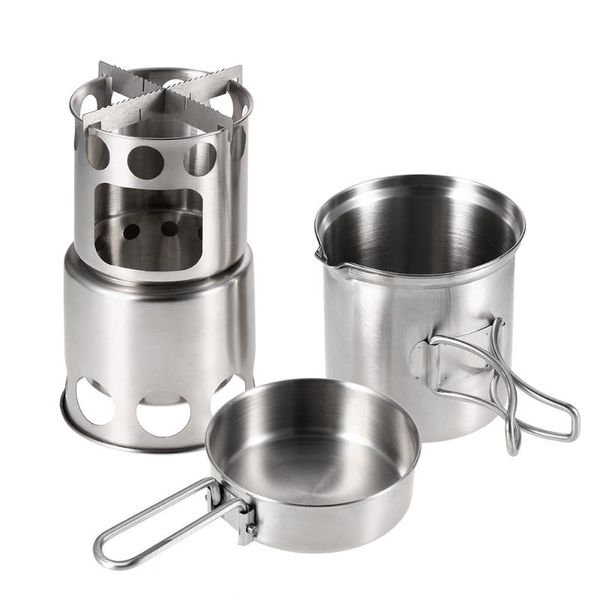 portable camping stove combo wood burning stove and cooking pot set for outdoor backpacking fishing hiking pot set
portable camping stove combo wood burning stove and cooking pot set for outdoor backpacking fishing hiking pot set