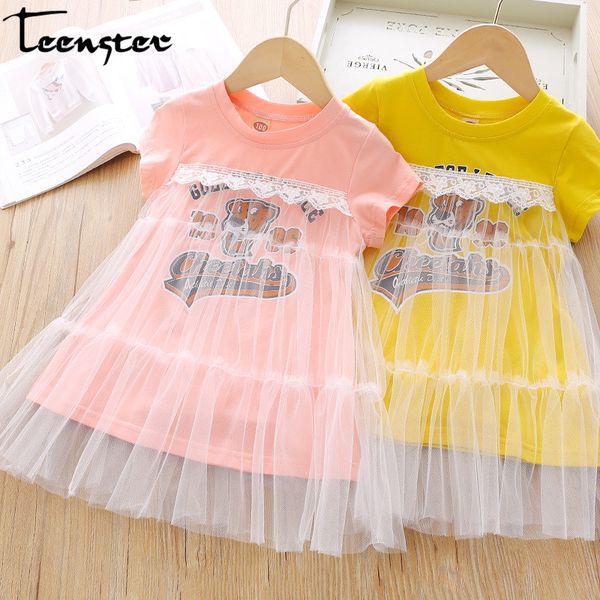 cute korean cartoon letter little girls clothes mesh short sleeve princess dress baby kids costume summer children clothing, Red;yellow
cute korean cartoon letter little girls clothes mesh short sleeve princess dress baby kids costume summer children clothing, Red;yellow