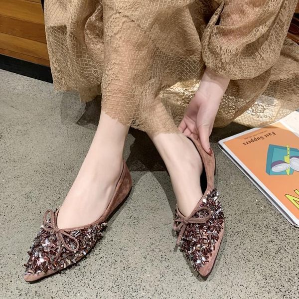 luxury shimmering crystal upper women flats pointed toe slip on girl loafers chic butterfly-knot cozy shoes woman shallow shoes, Black
luxury shimmering crystal upper women flats pointed toe slip on girl loafers chic butterfly-knot cozy shoes woman shallow shoes, Black