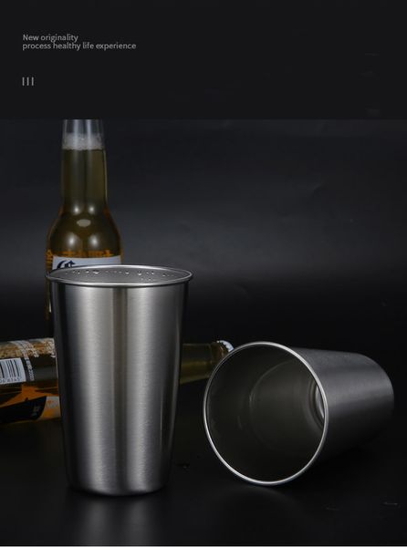 16oz одностенные нержавеющей стали пинта очки пивная кружка металлическая чашка идеально подходит для путешествий, на улице, отдых на природ
16oz одностенные нержавеющей стали пинта очки пивная кружка металлическая чашка идеально подходит для путешествий, на улице, отдых на природ