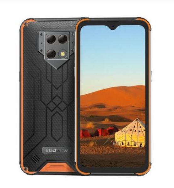 

blackview bv9800 6gb 128gb ip68 прочный смартфон 6,3" fhd + водослива helio p70 окта ядро ​​android 9,0 nfc мобильный телефон 6580mah