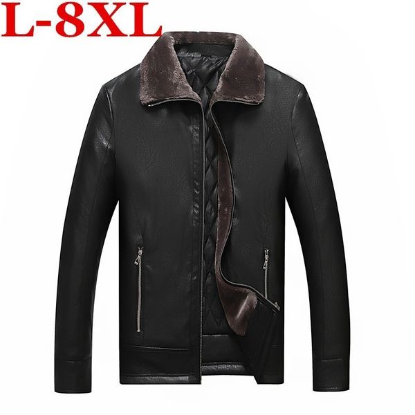 8xl 7xl winter sheep leather men raccoon fur men solid color thickening velvet leather coat outerwear parkas, Black
8xl 7xl winter sheep leather men raccoon fur men solid color thickening velvet leather coat outerwear parkas, Black
