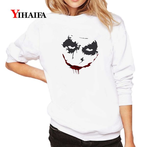 women sweatshirt hoodie ink joker printed graphics 3d sweatshirts funny long sleeve casual white tracksuit hip hop, Black
women sweatshirt hoodie ink joker printed graphics 3d sweatshirts funny long sleeve casual white tracksuit hip hop, Black