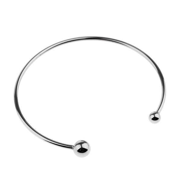 double ball stainless steel open cuff bracelet adjustable mother day gift, Golden;silver
double ball stainless steel open cuff bracelet adjustable mother day gift, Golden;silver