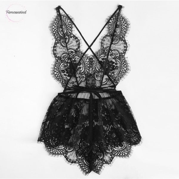black sleepwear eyelash lace deep v neck criss cross back summer lace sleep rompers women solid teddies lace onesies, Black;red
black sleepwear eyelash lace deep v neck criss cross back summer lace sleep rompers women solid teddies lace onesies, Black;red