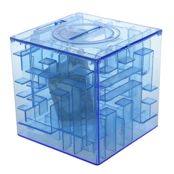 plastic cubic money maze bank saving coin collection case box 3d puzzle (blue) other home decor
plastic cubic money maze bank saving coin collection case box 3d puzzle (blue) other home decor