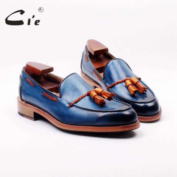 ci'e full grain calf leather bespoke goodyear welted mixed blue/brown custom handmade tassels slip-on men's shoe boat loafer 166, Black
ci'e full grain calf leather bespoke goodyear welted mixed blue/brown custom handmade tassels slip-on men's shoe boat loafer 166, Black