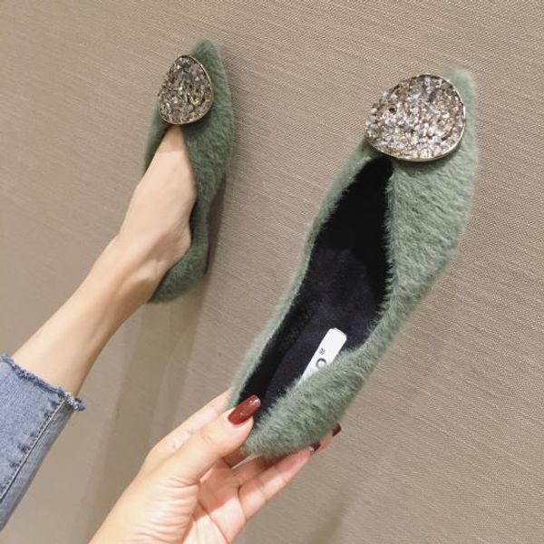shallow mouth loafers fur pointed toe shoes woman flats 2019 fashion women's all-match casual female sneakers dress boat modis, Black
shallow mouth loafers fur pointed toe shoes woman flats 2019 fashion women's all-match casual female sneakers dress boat modis, Black