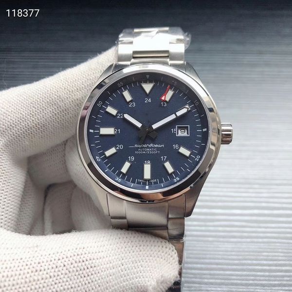 2019 luxury men's super ocean series sports watch. asian 821a mechanical watch. 41mm dial. sapphire mirror sports watch, Slivery;brown
2019 luxury men's super ocean series sports watch. asian 821a mechanical watch. 41mm dial. sapphire mirror sports watch, Slivery;brown
