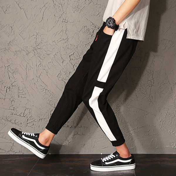 весна и осень повседневные спортивные брюки мужчины slim fit полосы лодыжки полосатые брюки подросток студенты корейский стиль тощий, White;black
весна и осень повседневные спортивные брюки мужчины slim fit полосы лодыжки полосатые брюки подросток студенты корейский стиль тощий, White;black