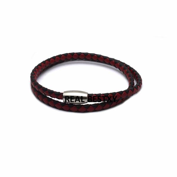 5pcs/lot custom classic punk stainless steel magnetic metal clasp men jewelry two layers leather bracelet black red leather
5pcs/lot custom classic punk stainless steel magnetic metal clasp men jewelry two layers leather bracelet black red leather