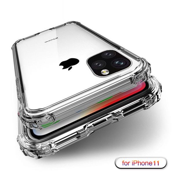 

good clear soft silicone tpu case for iphone 11 pro x xs max xr 6 7 8 transparent airbag shockproof ultra thin cover for samsung s10 note10