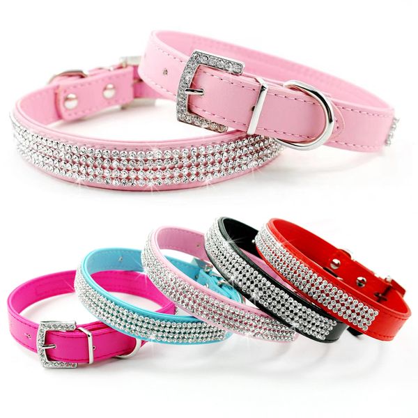 bling dog collar rhinestone leather pet dog cat puppy collars diamond necklace for small medium dogs cats saluki chihuahua
bling dog collar rhinestone leather pet dog cat puppy collars diamond necklace for small medium dogs cats saluki chihuahua