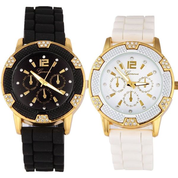 2pc luxury silicone watch 2018 digital scale fake trinocular alloy diamond dial fashion ladie accessories watch horloge dames a5, Slivery;brown
2pc luxury silicone watch 2018 digital scale fake trinocular alloy diamond dial fashion ladie accessories watch horloge dames a5, Slivery;brown