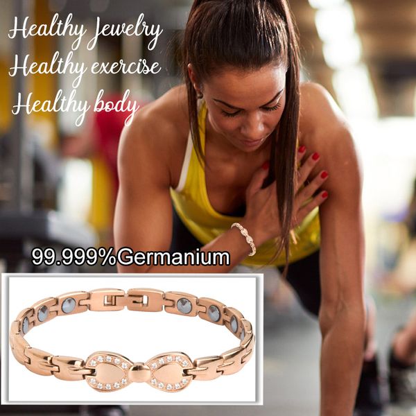 other bracelets 38 fashion rose gold with zircon size adjustable relieve hand pain 99.999% pure germanium for women bracelet holiday gifts, Golden;silver
other bracelets 38 fashion rose gold with zircon size adjustable relieve hand pain 99.999% pure germanium for women bracelet holiday gifts, Golden;silver